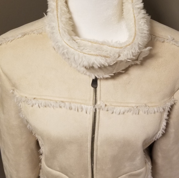 Bebe Shearling Jacket - Picture 4 of 8